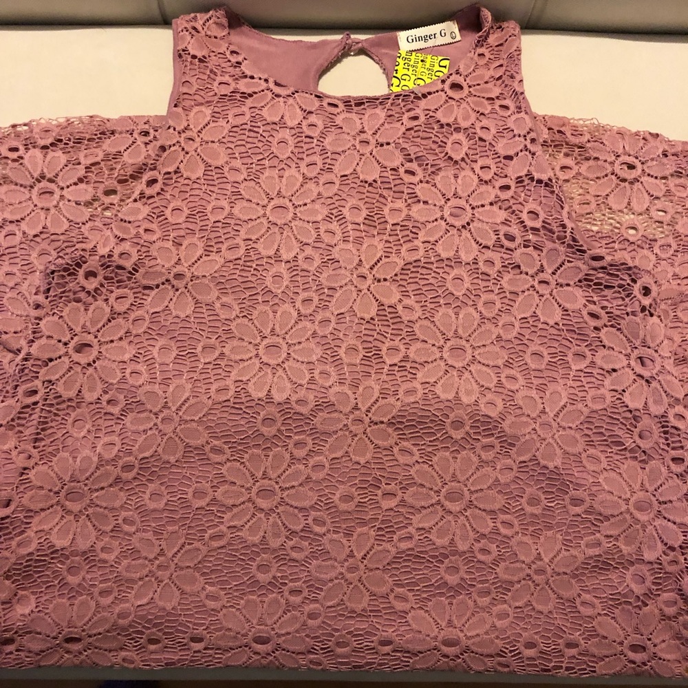 Light pink lace dress